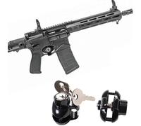 Candado para armas, juego de 3 candados para armas de fuego, Zinc Alloy Trigger Gun Lock - Fits Pistols, Rifles, & Shotguns