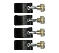 Candado para bastón de escalada, mango de repuesto para bastón de senderismo, clip de hebilla con tornillos de tuerca, componente de senderismo, accesorio de mochilero para acampar al aire libre