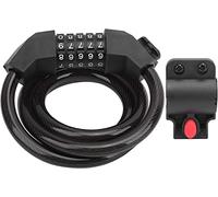 Candado para Bicicleta, 5 códigos Digitales, contraseña reiniciable, antirrobo, para Ciclismo, Equipos de Exterior