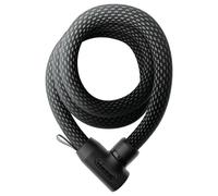 ABUS Candado de cadena YARNIT 4004K: candado textil ligero para la seguridad de bicicletas y patinetes eléctricos; candado flexible para bicicletas con nivel de seguridad 7; longitud 140 cm, negro