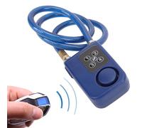 Candado para Bicicleta con Alarma, Candado de Cadena Antirrobo con Contraseña con Cable de 31,5 Pulgadas de Longitud, Candado Eléctrico con Alarma Antirrobo Inalámbrico de Más de