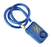 Candado para bicicleta con alarma sin llave Y787 Smart Alarm Lock antirrobo para puerta de bicicleta, color azul