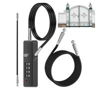 Candado para bicicleta con combinación de números, robusto candado para bicicleta para máxima protección antirrobo, cable de seguridad resistente a cortes con cerradura de combinación para ciudad