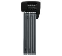 ABUS Candado plegable Bordo Lite 6055C - con soporte SR - Candado de combinación extra ligero, ideal para bicicletas de carretera - Nivel de seguridad 7 - 85 cm - Negro