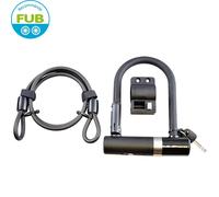 Candado para bicicleta U 90 x 150mm Axa Newton Mini con cable de bucle D8 x 1.00