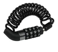 Candado para casco con combinación de 4 dígitos | Bloqueo de casco de 150 cm para moto, bicicleta