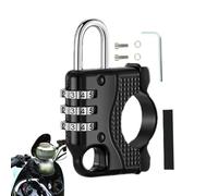 Candado para Casco de Bicicleta | Antirrobo Con Combinación Numérica Para Protección - Cerradura para Casco de Bicicleta Eléctrica | Para Adultos Hombres Y Mujeres Aparcamiento Exterior Moto