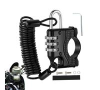 Candado Para Casco De Moto - Dispositivo Con Combinación Digital Antirrobo | Cerradura para Casco de Bicicleta Eléctrica - Para Niños Adultos Y Mujeres En Moto