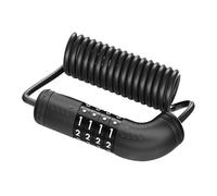 Candado para casco de motocicleta - Accesorio retráctil ligero para bicicleta, candado para casco para bicicletas, para desplazamientos por ciudad, montaña, viajes, al aire libre, escuela, manillar de