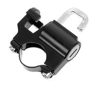 Candado para Casco de Motocicleta Negro de Aleación de Aluminio y | Gancho Doble, Antirrobo y Fijación Firme, para Manillar y Scooter Eléctrico