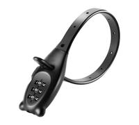 Candado Para Casco De Motocicleta: Núcleo De Acero Resistente, Bucle De Candado Numérico | Correa De Sujeción Flexible Para Gabinete, Scooters, Cochecito, Refrigerador, Puerta, Esquís, Cierre De Crema