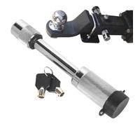 Candado para enganche de remolque - L?cchetto con manillar de metal 17 x 3 cm | L?carraca de gancho antirrobo de acero | Dispositivo de seguridad para enganche de remolque para coche, SUV, duradero y