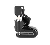 Candado para frenos de bicicleta, candado de metal para bicicleta, frenos de disco, candados antirrobo para bicicleta, alarma de motocicleta, candado de freno de disco con marco (Black)