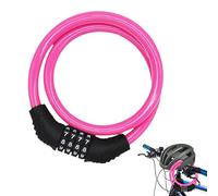 Candado para Motocicleta,Cable Antirrobo de Alta Resistencia para Bicicleta - Equipo De Ciclismo Para Adultos Y Jóvenes En Carretera, Montaña, Patineta Y Manillar