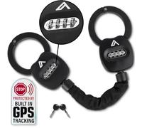 Candado para patinete eléctrico con código numérico | Candado para patinete eléctrico | Cerradura de esposas E Scooter Números 3 x Cadena más gruesa | Juego de cerradura antirrobo para scooter E +