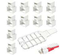Candado para RJ45 - Bloqueo puerto Ethernet con 1 llave, | Bloqueo de puerto Ethernet RJ45 fabricado en ABS resistente, bloquea el acceso no autorizado a los puertos de red en el