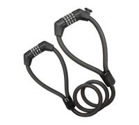 Candado para scooter, de alta seguridad, tipo alambre, con de 4 dígitos, diseño ejecutivo de doble cabeza para bicicleta, bicicleta eléctrica, scooter eléctrico, entrega, viajeros, estudiantes