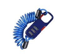 Candado para scooter eléctrico - Candado de seguridad con cable combinado retráctil de aleación de zinc 6x2x1cm | Cierre protector de 3 dígitos para casco de motocicleta, equipaje, viaje, almacenamien