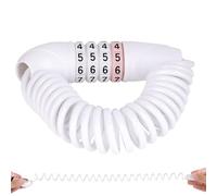 Candado para sombrero de motocicleta, resistente combinación de 4 dígitos, portátil, cerradura de equipaje con código, para viajes en campus, estacionamiento, ejercicio de seguridad al aire libre