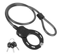 Candado Patinete Electrico, 100 cm/14 mm Candado Patinete Antirrobo, Lock de Esposas con llave
