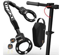 Candado Patinete Electrico, Candado Bicicleta Antirrobo con Bolsa, Cadena Moto de 8MM de Espesor, Alta Seguridad Candado de Cadena, Accesorios para Patinete Electrico y Bicicletas Eléctricas