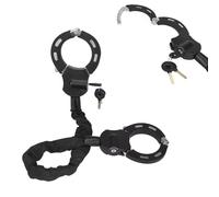 Candado Patinete Electrico con 3 Llaves, Bloqueo Antirrobo Eléctricas 90cm, Cadena Esposas Resistente Grosor 8mm, Accesorios Bici Seguridad para Scooters, Bicicletas & Moto