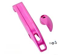 Candado plegable para bicicleta, marco de aluminio, hebilla plegable para bicicleta Brompton, hebilla de seguridad para manubrio de liberación rápida (morado)