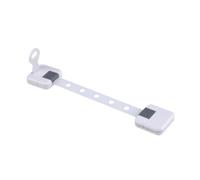 Candado Protector para Niños Abs Autoadhesivo Blanco, 1 Juego | Puertas de Armario y Cajones, Evita Dedos del Ñiño Queden Atrapados, Uso Amplio