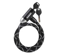 Candado resistente para bicicleta, cable de acero resistente a los cortes, cadena de bicicleta de nailon, protección antirrobo segura, para motocicleta, scooter, kayak, cochecito, exterior, puerta