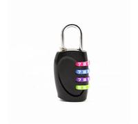 Candado Taquilla Candado de seguridad resistente con combinación de 4 dígitos y 69 x 30 mm, resistente a la intemperie(Black)