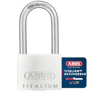 Candado TITALIUM de 40 mm arco largo llaves | Cuerpo de aluminio especial, grillete de acero endurecido, 40 mm de ancho, ideal para puertas, taquillas y cajas de