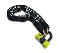 §Candado URBAN Mini U-lock UR75 + Cadena de Bucle ø13,5 mm-100 cm Clase SRA§