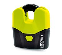 URBAN U8K Candado Moto Cadena Antirrobo, Homologación SRA Alta Seguridad, Acero Endurecido ø15, Doble Cierre, Cerradura Anti-Ganzua Anti-Taladro, 100cm para Anclaje Garaje Moto Bicicleta Eléctrica