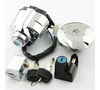 Candados cierres para moto Para VT250 Para Magna250 1995-1997 Para Steed400 1992-1998 Motocicletas Llave De Bloqueo Del Interruptor De Encendido Y Juego De Tapa De Combustible