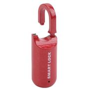 Candados con Huella Digital ,Candado Inteligente sin Llave ,Candado Recargable con Huella Digital para Casilleros ,Bolsos y Más (Rojo)