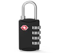 Candados de Equipaje, [1 Pcs] Diyife TSA Candado de Seguridad de 4 DíGitos, Candado Taquillas,Candados Maleta,Candados de CombinacióN para Maletas Viaje Mochila Equipaje (Negro)