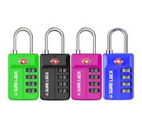 Candados de equipaje de viaje aprobados por la TSA con alerta de apertura, combinaci n para taquillas escolares, de oficina y gimnasio, caja de h