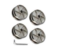 Candados de repuesto resistentes para rueda de leva compatibles con IKEA 114670 como piezas de marco de cama para MALM, BRIMNES, BIRKELAND y más (4, 35 mm)