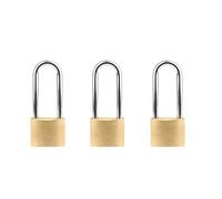 Candados grandes de 30 mm con llaves para cobertizo al aire libre, resistente a la intemperie, candado de seguridad de latón resistente para exteriores