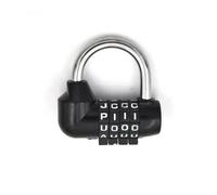 Candados para maletas, Combinación de viaje SecurityCode Lock diario contraseña HighGrade Digital candado Multicolor(Black)
