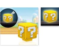 Candeeiro Super Mario 3D Mini Block com Som