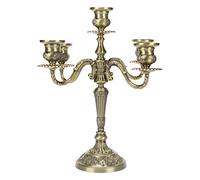Candelabro De 5 Brazos, Resistente A Los Arañazos, Aleación De Zinc, Decoración con Portavelas Portavelas Candelabros para Centros De Mesa para Centros De Mesa Portavela para Bodas Y Fiestas