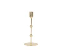 Candelabro de acero chapado en oro H19
