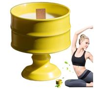 Candelabro de Cerámica,Candelabro de Cerámica - Contenedor de velas perfumadas de pie alto | Portavela perfumada grande retro, adornos, recipiente de vela perfumada para la decoración del hogar