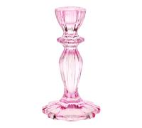 Candelabro de Cristal Rosa | Soporte Decorativo para Velas para Comedor, Elegantes Decoraciones de Mesa de Cena, Regalo de cumpleaños, Aniversario de Boda, decoración del hogar, para Ella