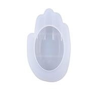 Candelabro de mano, molde de silicona, molde de yeso, soporte para lápiz labial, bandeja para organizador de joyas, decoración artesanal para hogar, soporte para lápiz labial para resina