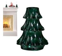 Candelabro de Navidad para velas de pilar - Decoración festiva vintage, candelabro para el árbol de Navidad, para la sociedad, chimenea, mesa de comedor, decoración de mesa de bodas y fiestas