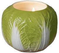 Candelabro de Porcelana, Candlestick Holder Cabbage Candle Cup Table Ornament Bedroom Living Room Green White