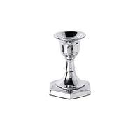 Candelabro metal plateado 8 cm