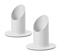 Candelabro metálico Blanco Mate para Velas de comunión. Ideal para Velas de Vara, cilíndricas, de Mesa, Bautizo y comunión. Diámetro: 40 mm. (2)